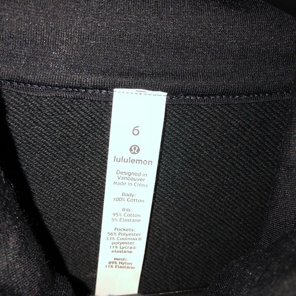 Black Lululemon Huddle and Hustle Jacket Size 6 - Picture 4 of 5